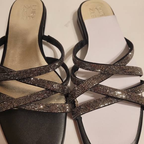 Naturalizer black size 8.5 slides new in box - Picture 3 of 8